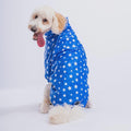 Blue Stars Dog Raincoat: Waterproof Lightweight Pet Jacket