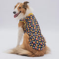 Funny Star Hamburger Dog Shirt: Large Breed Graphic Tee