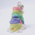 Pastel Kauai Dog Raincoat: Waterproof Lightweight Puppy Jacket