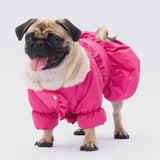 Fuchsia Hooded Raincoat