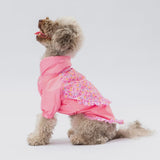 Pink Hooded Raincoat