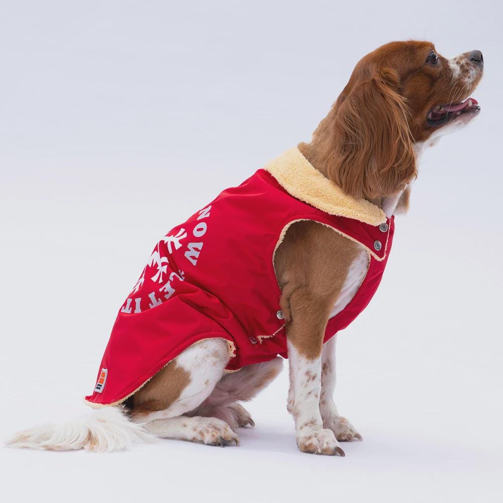 Red Dog Vest: Yukon Model, Warm Pet Jacket for Small to Large Dogs