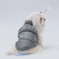 Gray Dog Vest: Stylish Small/Medium Puppy Jacket - Churchill Model