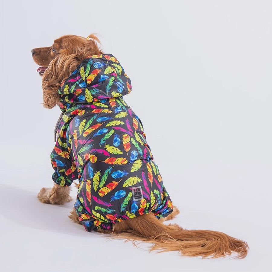 Reflective Hooded Raincoat