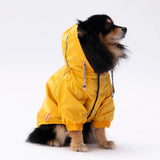 Yellow Pluvia Small & Medium Breed Raincoat