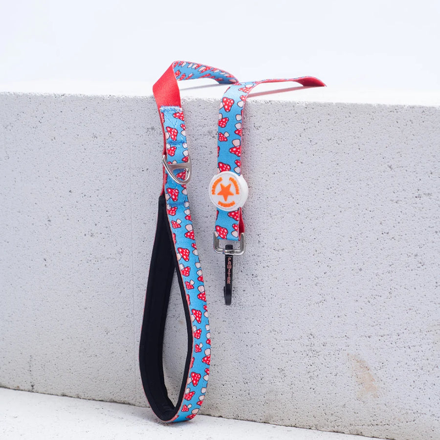 L36 Mushroom Mantar Patterned Sevk Leash
