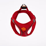 Red- Red Airmesh Dog Harness