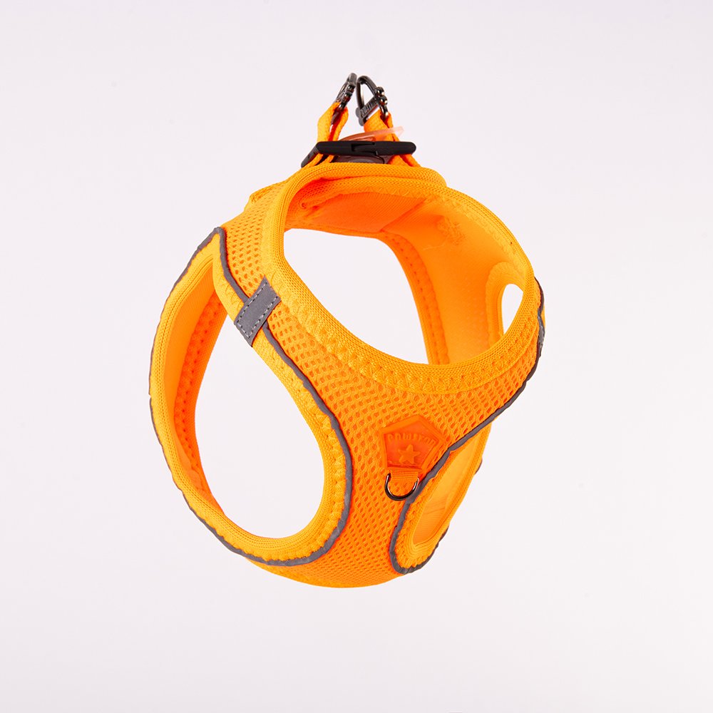 Neon Orange - Neon Orange Airmesh Dog Harness