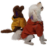 Orange Pluvia Small & Medium Breed Raincoat